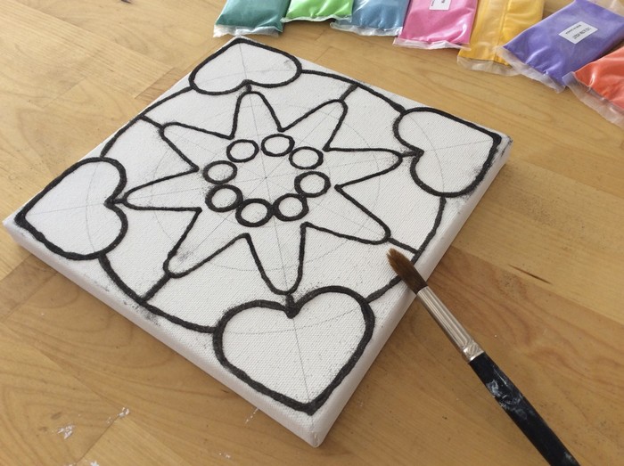 How to make Mandala Sand Art 17